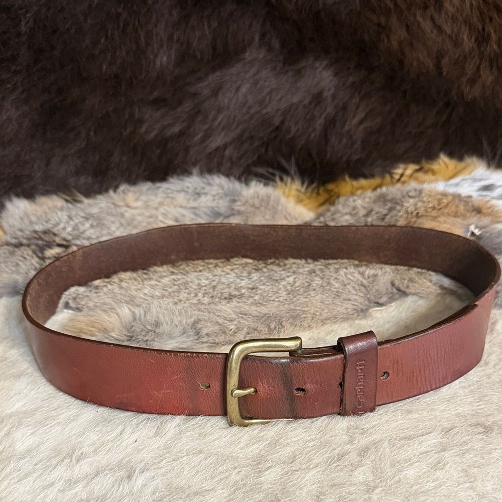 Classic Brown Leather Belt 36 (1750)